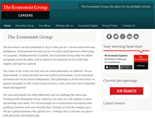 Tablet Screenshot of economistgroupcareers.com